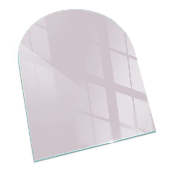 Placa protección suelo estufa semicircular Color morado claro