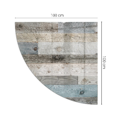 Placa de protección para estufa de cuarto de círculo Colores de tablero en varios tonos