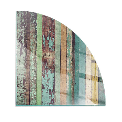 Placa protectora suelo estufa de cuarto de círculo Colores de tablero en diferentes tonos