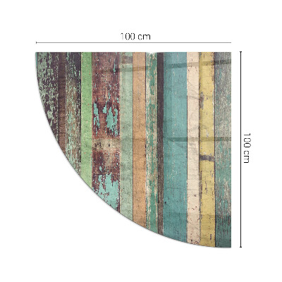 Placa protectora suelo estufa de cuarto de círculo Colores de tablero en diferentes tonos