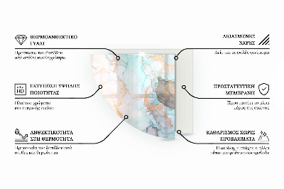 Placa protectora suelo estufa de cuarto de círculo Color marrón