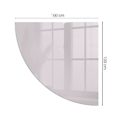 Placa de protección para estufa de cuarto de círculo Color morado claro