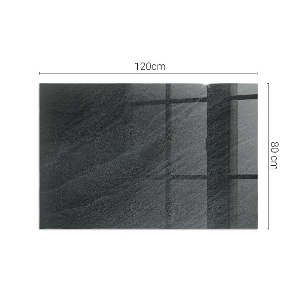 Placa protectora suelo estufa Aspecto de la piedra en bruto