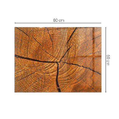 Placa protección suelo estufa Un patrón transversal de madera con veta distintiva