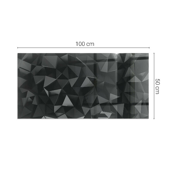 Protector suelo para estufa de leña Patrón geométrico tridimensional