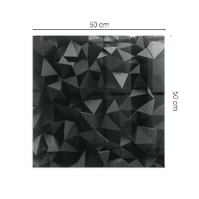 Podkładka pod kominek Trójwymiarowy wzór geometryczny