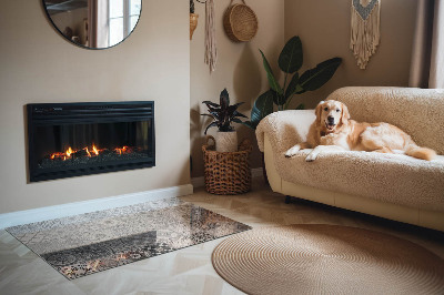 Placa protección suelo estufa Patrones de azulejos con estilo