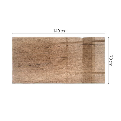 Placa de vidrio para chimenea Madera en estilo natural