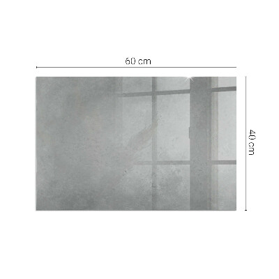 Szyba hartowana pod kominek Stylizacja z efektem betonu