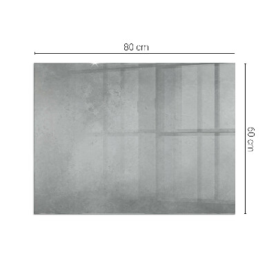 Placa de vidrio para chimenea Estilo con efecto hormigón