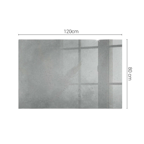 Placa de vidrio para chimenea Estilo con efecto hormigón