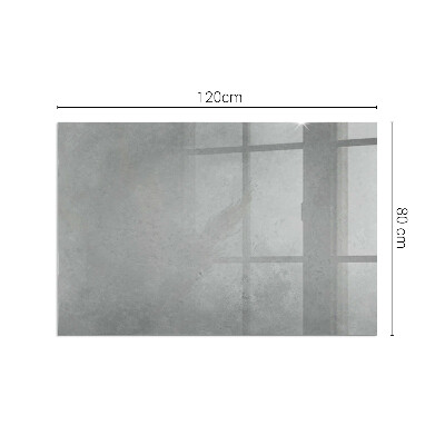 Placa de vidrio para chimenea Estilo con efecto hormigón