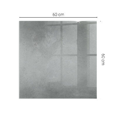 Placa de vidrio para chimenea Estilo con efecto hormigón