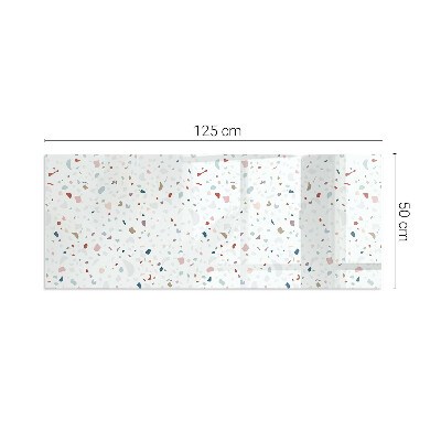 Szyba hartowana pod kominek Mikro kształty w subtelnej harmonii