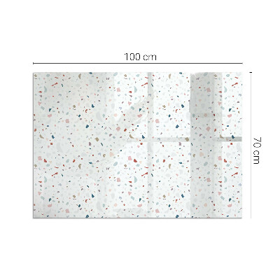 Szyba hartowana pod kominek Mikro kształty w subtelnej harmonii
