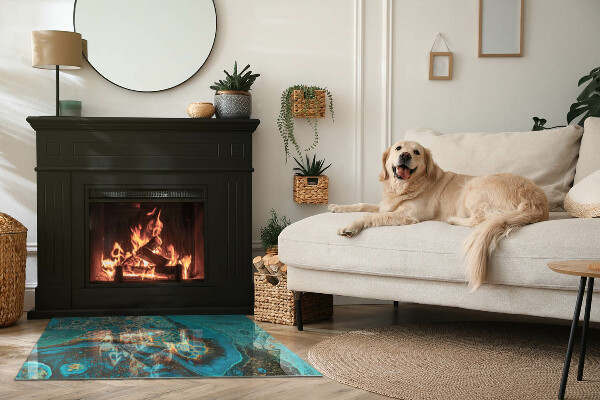 Podkładka pod kominek Ekspresyjny motyw o organicznej formie