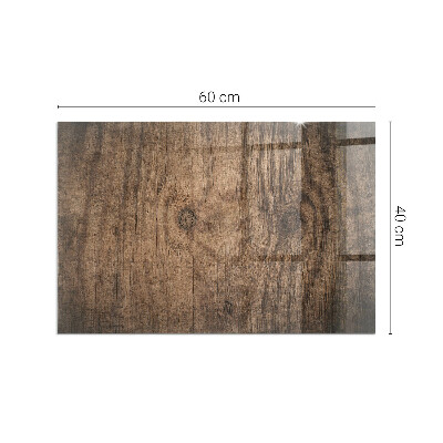 Placa protectora suelo estufa Madera en estilo natural