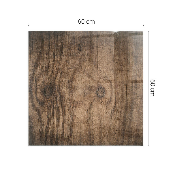 Placa protectora suelo estufa Madera en estilo natural