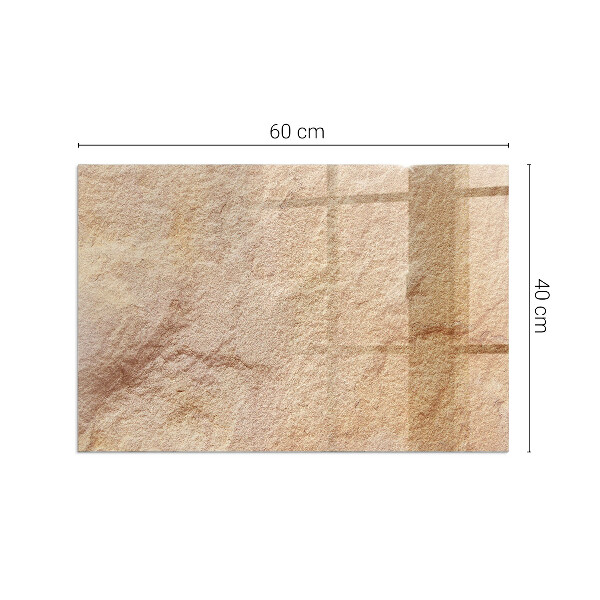 Placa protección suelo estufa Motivo de piedra auténtico