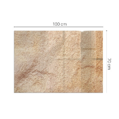 Placa protección suelo estufa Motivo de piedra auténtico