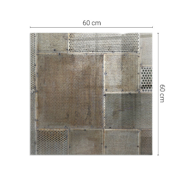 Podkładka pod kominek Design perforowanego metalu