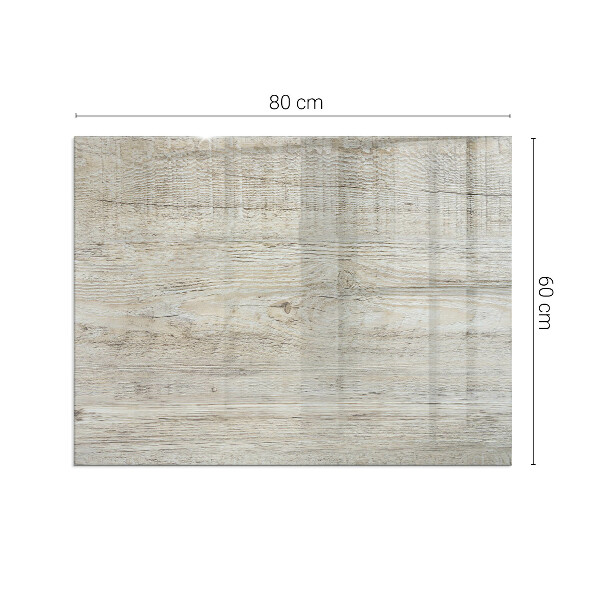 Placa de vidrio para chimenea Textura delicada de madera clara.