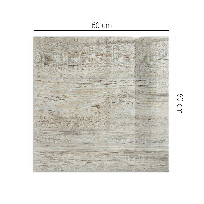 Placa de vidrio para chimenea Textura delicada de madera clara.