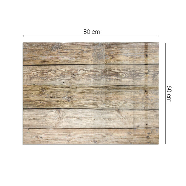 Protector suelo para estufa de leña Disposición de tablas con patrón natural.