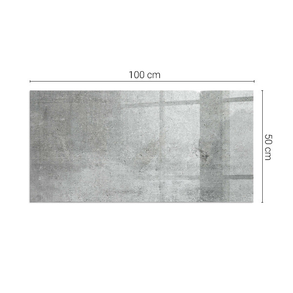 Placa protectora suelo estufa Motivo de hormigón crudo