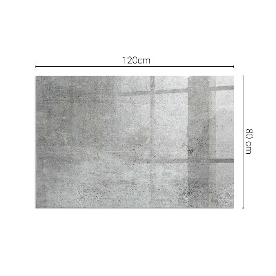 Placa protectora suelo estufa Motivo de hormigón crudo