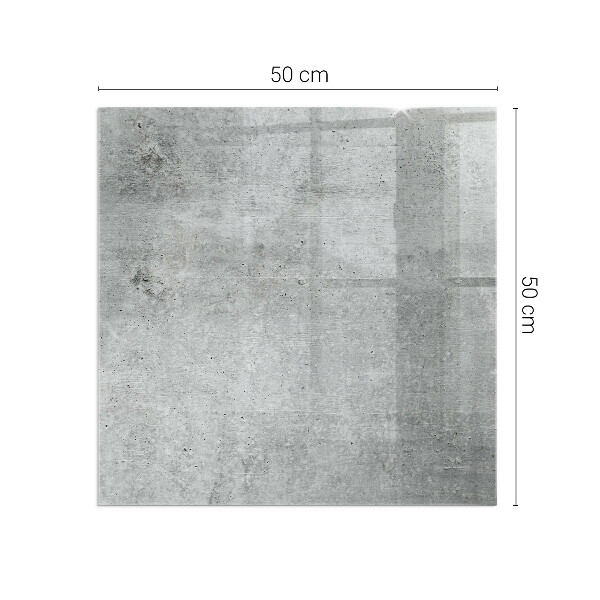 Placa protectora suelo estufa Motivo de hormigón crudo
