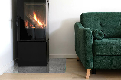 Placa protectora suelo estufa Motivo de hormigón crudo