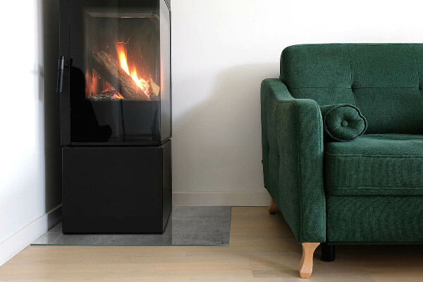 Podkładka pod kominek Motyw surowego betonu