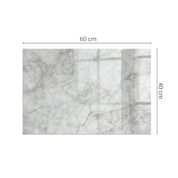 Placa protectora suelo estufa Elegante estructura de mármol en diseño.