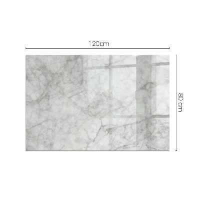 Placa protectora suelo estufa Elegante estructura de mármol en diseño.