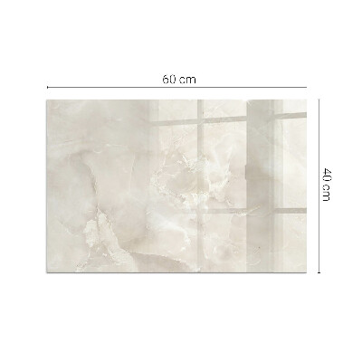 Placa protección suelo estufa Estilo con patrón de mármol