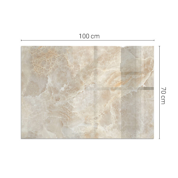 Placa de vidrio para chimenea Motivo de piedra en estilo orgánico