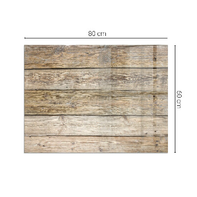 Placa protección suelo estufa Un patrón que recuerda a la madera.