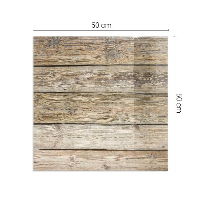 Placa protección suelo estufa Un patrón que recuerda a la madera.