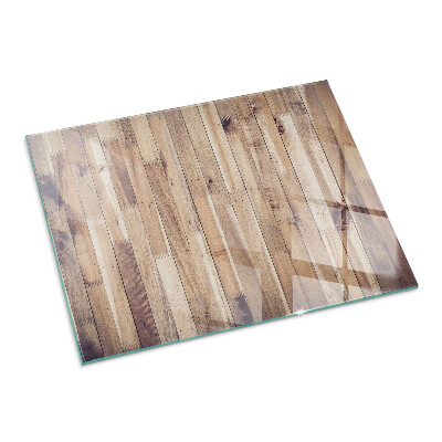 Protector suelo para estufa de leña Patrón de tablero en una disposición armoniosa