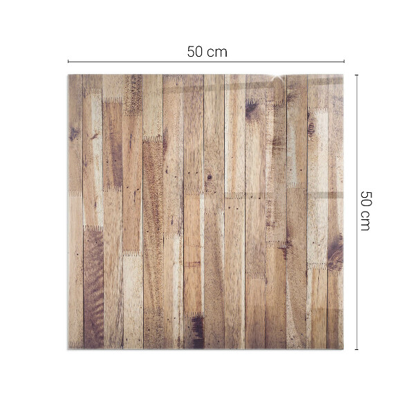 Protector suelo para estufa de leña Patrón de tablero en una disposición armoniosa