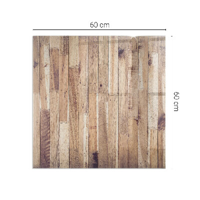 Protector suelo para estufa de leña Patrón de tablero en una disposición armoniosa