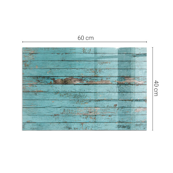 Placa protección suelo estufa Estética rústica de las tablas del producto.