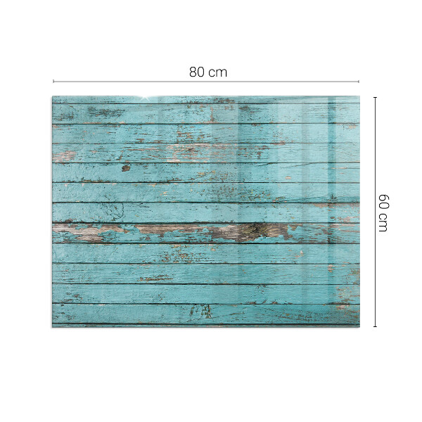 Placa protección suelo estufa Estética rústica de las tablas del producto.