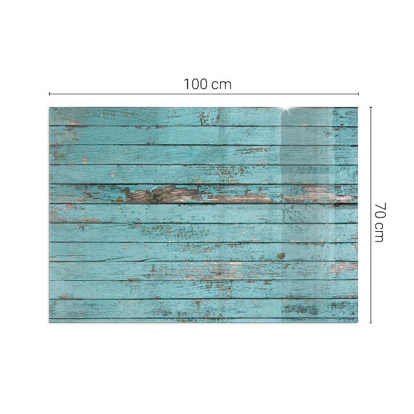 Placa protección suelo estufa Estética rústica de las tablas del producto.