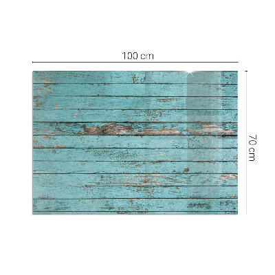 Placa protección suelo estufa Estética rústica de las tablas del producto.