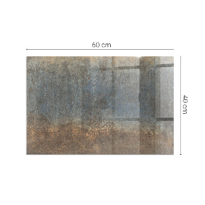 Protector suelo para estufa de leña Patrón abstracto con una estructura única.