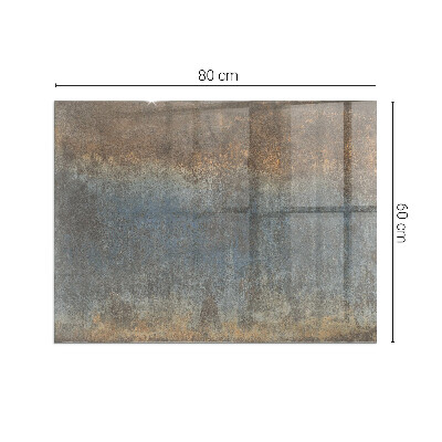 Protector suelo para estufa de leña Patrón abstracto con una estructura única.