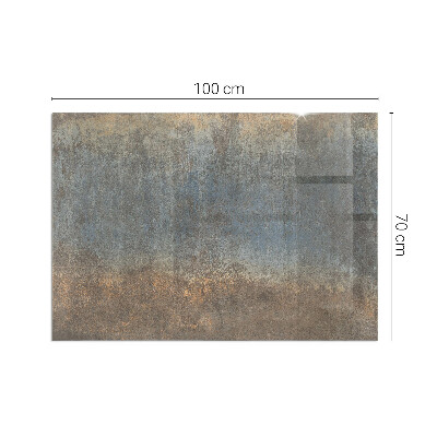 Protector suelo para estufa de leña Patrón abstracto con una estructura única.