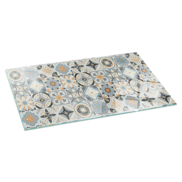 Placa de vidrio para chimenea Patrones de mosaicos